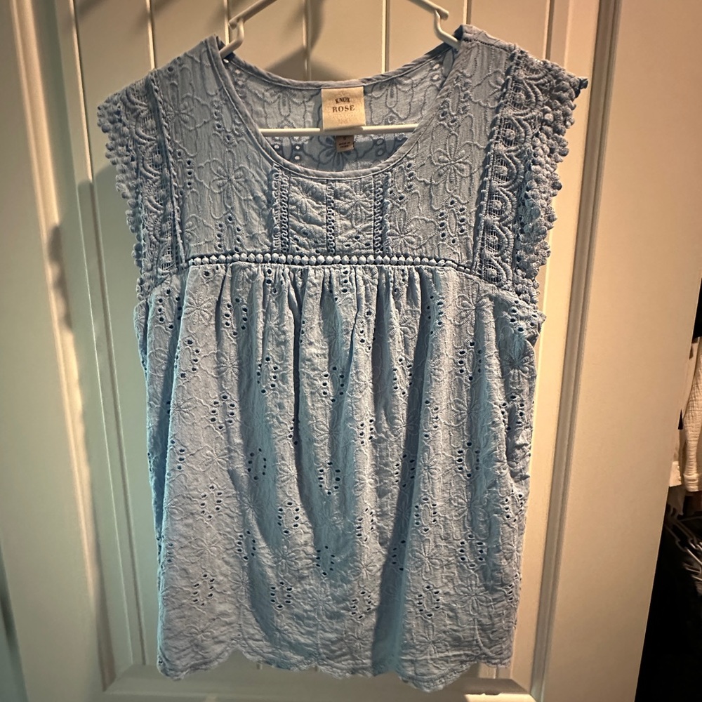 Farm style floral blouse